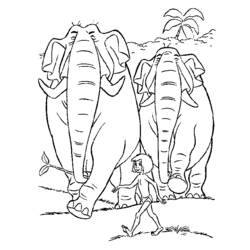 Dibujo para colorear: The Jungle Book (Películas de animación) #130194 - Dibujos para Colorear e Imprimir Gratis