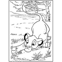 Dibujo para colorear: The Lion King (Películas de animación) #73620 - Dibujos para Colorear e Imprimir Gratis