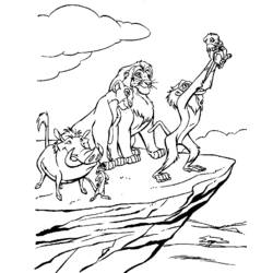 Dibujo para colorear: The Lion King (Películas de animación) #73623 - Dibujos para Colorear e Imprimir Gratis