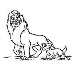 Dibujo para colorear: The Lion King (Películas de animación) #73626 - Dibujos para Colorear e Imprimir Gratis