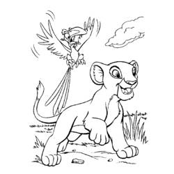Dibujo para colorear: The Lion King (Películas de animación) #73629 - Dibujos para Colorear e Imprimir Gratis