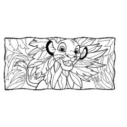 Dibujo para colorear: The Lion King (Películas de animación) #73636 - Dibujos para Colorear e Imprimir Gratis