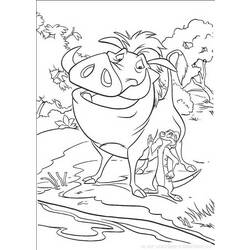 Dibujo para colorear: The Lion King (Películas de animación) #73673 - Dibujos para Colorear e Imprimir Gratis