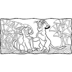 Dibujo para colorear: The Lion King (Películas de animación) #73693 - Dibujos para Colorear e Imprimir Gratis