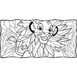 Dibujo para colorear: The Lion King (Películas de animación) #73704 - Dibujos para Colorear e Imprimir Gratis
