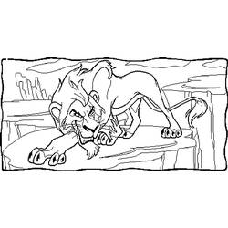 Dibujo para colorear: The Lion King (Películas de animación) #73714 - Dibujos para Colorear e Imprimir Gratis