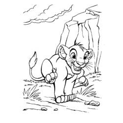 Dibujo para colorear: The Lion King (Películas de animación) #73724 - Dibujos para Colorear e Imprimir Gratis
