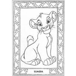 Dibujo para colorear: The Lion King (Películas de animación) #73733 - Dibujos para Colorear e Imprimir Gratis
