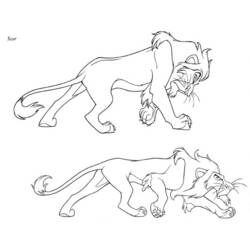Dibujo para colorear: The Lion King (Películas de animación) #73739 - Dibujos para Colorear e Imprimir Gratis