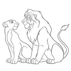 Dibujo para colorear: The Lion King (Películas de animación) #73749 - Dibujos para Colorear e Imprimir Gratis