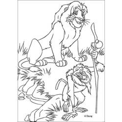 Dibujo para colorear: The Lion King (Películas de animación) #73753 - Dibujos para Colorear e Imprimir Gratis
