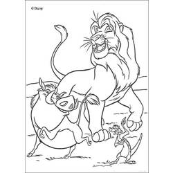 Dibujo para colorear: The Lion King (Películas de animación) #73755 - Dibujos para Colorear e Imprimir Gratis