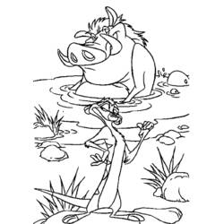 Dibujo para colorear: The Lion King (Películas de animación) #73763 - Dibujos para Colorear e Imprimir Gratis