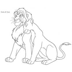 Dibujo para colorear: The Lion King (Películas de animación) #73769 - Dibujos para Colorear e Imprimir Gratis