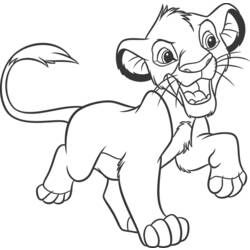 Dibujo para colorear: The Lion King (Películas de animación) #73804 - Dibujos para Colorear e Imprimir Gratis