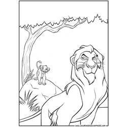 Dibujo para colorear: The Lion King (Películas de animación) #73853 - Dibujos para Colorear e Imprimir Gratis