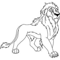 Dibujo para colorear: The Lion King (Películas de animación) #73874 - Dibujos para Colorear e Imprimir Gratis
