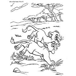 Dibujo para colorear: The Lion King (Películas de animación) #73875 - Dibujos para Colorear e Imprimir Gratis