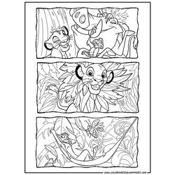 Dibujo para colorear: The Lion King (Películas de animación) #73889 - Dibujos para Colorear e Imprimir Gratis