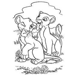 Dibujo para colorear: The Lion King (Películas de animación) #74005 - Dibujos para Colorear e Imprimir Gratis