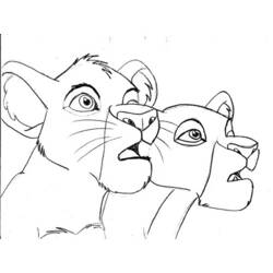 Dibujo para colorear: The Lion King (Películas de animación) #74010 - Dibujos para Colorear e Imprimir Gratis