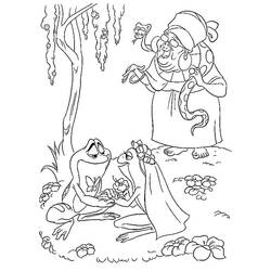 Dibujo para colorear: The Princess y the Frog (Películas de Animación) #208974 - Dibujos para Colorear e Imprimir Gratis