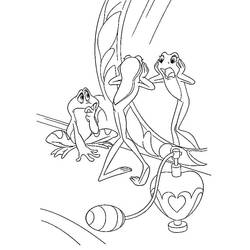 Dibujo para colorear: The Princess y the Frog (Películas de Animación) #208988 - Dibujos para Colorear e Imprimir Gratis