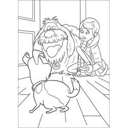 Dibujo para colorear: The Secret Life of Pets (Películas de Animación) #206617 - Dibujos para Colorear e Imprimir Gratis