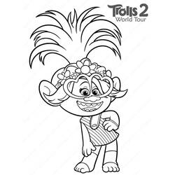 Dibujo The Trolls (Películas de Animación) #191473 para imprimir y colorear