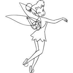 Dibujo para colorear: Tinker Bell (Películas de animación) #170482 - Dibujos para Colorear e Imprimir Gratis