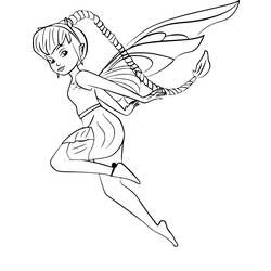 Dibujo para colorear: Tinker Bell (Películas de animación) #170493 - Dibujos para Colorear e Imprimir Gratis