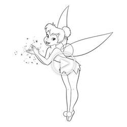 Dibujo para colorear: Tinker Bell (Películas de animación) #170494 - Dibujos para Colorear e Imprimir Gratis