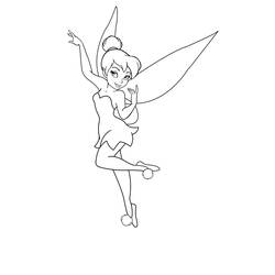 Dibujo para colorear: Tinker Bell (Películas de animación) #170516 - Dibujos para Colorear e Imprimir Gratis