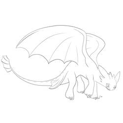 Dibujo Toothless (Películas de Animación) #179873 para imprimir y colorear