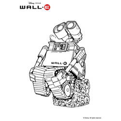 Dibujo para colorear: Wall-E (Películas de animación) #132052 - Dibujos para Colorear e Imprimir Gratis