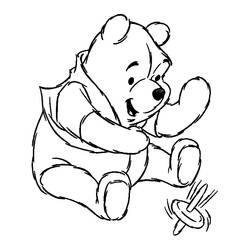 Dibujo para colorear: Winnie the Pooh (Películas de animación) #28609 - Dibujos para Colorear e Imprimir Gratis