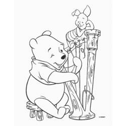 Dibujo para colorear: Winnie the Pooh (Películas de animación) #28625 - Dibujos para Colorear e Imprimir Gratis