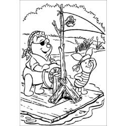 Dibujo para colorear: Winnie the Pooh (Películas de animación) #28702 - Dibujos para Colorear e Imprimir Gratis