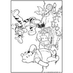 Dibujo para colorear: Winnie the Pooh (Películas de animación) #28730 - Dibujos para Colorear e Imprimir Gratis