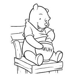 Dibujo para colorear: Winnie the Pooh (Películas de animación) #28769 - Dibujos para Colorear e Imprimir Gratis