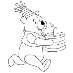 Dibujo para colorear: Winnie the Pooh (Películas de animación) #28812 - Dibujos para Colorear e Imprimir Gratis