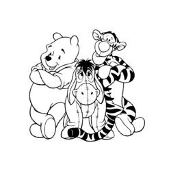 Dibujo para colorear: Winnie the Pooh (Películas de animación) #28900 - Dibujos para Colorear e Imprimir Gratis