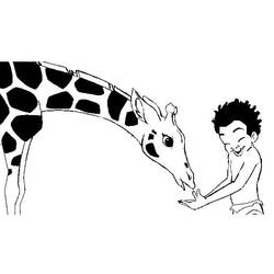 Dibujo para colorear: Zarafa (Películas de Animación) #211113 - Dibujos para Colorear e Imprimir Gratis