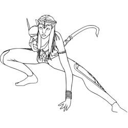 Dibujo para colorear: Avatar (Películas y Series de TV) #184150 - Dibujos para Colorear e Imprimir Gratis