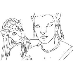 Dibujo para colorear: Avatar (Películas y Series de TV) #184152 - Dibujos para Colorear e Imprimir Gratis