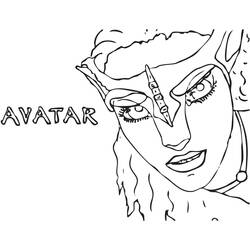 Dibujo para colorear: Avatar (Películas y Series de TV) #184153 - Dibujos para Colorear e Imprimir Gratis