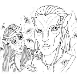 Dibujo para colorear: Avatar (Películas y Series de TV) #184158 - Dibujos para Colorear e Imprimir Gratis