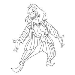 Beetlejuice - Dibujos para colorear gratis