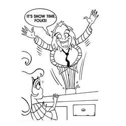Beetlejuice - Dibujos para colorear gratis