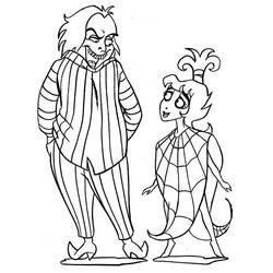 Dibujo Beetlejuice (Películas y Series de TV) #222019 para imprimir y colorear